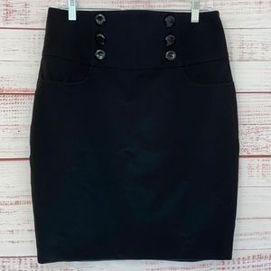 High Rise Waist Pencil Skirt